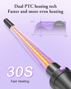 Curling Iron, Curling <b>Brush</b> Set Interchangeable Thermal <b>Brush</b> Ceramic Hair <b>Curler</b> 5 in 1 Hair Straightener Curling Iron - Product Image 3