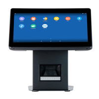 FJY-F4 14 pouces Touch Pos Machine de paiement Imprimante/scanner intégré Tout en un PC Caissier Machine Systèmes Pos