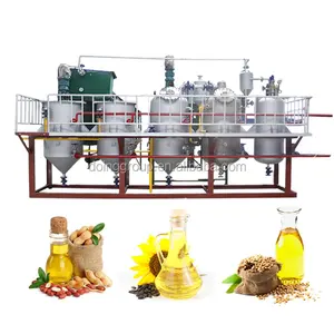 Machine de raffinage d'huile végétale de graines oléagineuses TPD 1-1000