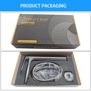 ก๊อกน้ำอ่างล้างหน้าห้องน้ำสีทองขัดเงา ก๊อกน้ำอ่างล้างหน้าหรูหรา ก๊อกน้ำร้อนน้ำเย็น - Product Image 4