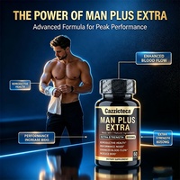 Capsules Maca Man Power Maca Plus, complément alimentaire à base de plantes, Ashwaganda KSM-66, Ginseng Panx pour améliorer la vitalité masculine
