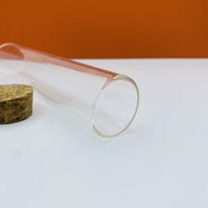 Flacons en verre transparents de 90 ml, à parois droites, avec bouchon en liège, tubes à essai, bouteilles en verre vides pour épices - Product Image 5