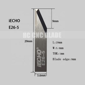 Iecho Vonfram cacbua dao dao động Lưỡi dao cắt CNC máy công cụ E26 E26-2 E26-3 E26-4 E26-5 E27 E27-2C - Product Image 5