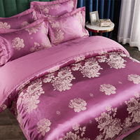 Parure de lit de luxe, drap housse en coton, 2022x200 cm/230x220 cm, 4 pièces, grande taille, offre spéciale 240