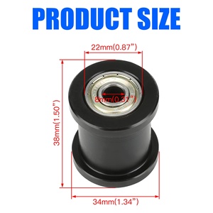 Tensor de Cadena de Bicicleta Mini HIAORS de 8 mm con Rodillo de 1-3/4\" para Coleman CT100U <span class=keywords><strong>Baja</strong></span> DB30 Motovox Mbx10 Predator 79cc 97cc Piezas - Product Image 3
