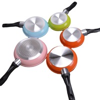 Ensemble de casseroles antiadhésives en aluminium couleur macaron de haute qualité