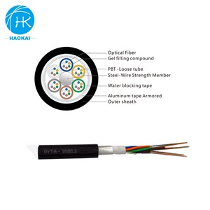 <span class=keywords><strong>Câble</strong></span> de <span class=keywords><strong>fibre</strong></span> <span class=keywords><strong>optique</strong></span> G652D personnalisé, 4 8 96 cœurs, 10 pièces, pour l'<span class=keywords><strong>extérieur</strong></span>, cordon mode unique - Product Image 2