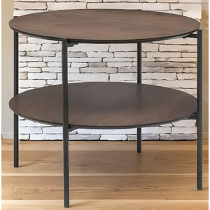 Table basse KEMI 63.2X52 NOIR ET NOUGATIN - Product Image 1