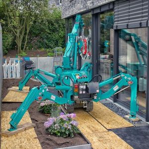 رافعة زاحفة صغيرة 8 طن لمواقع البناء، معدات رفع بارتفاع 20 متر، رافعة عنكبوتية 8 طن - Product Image 5