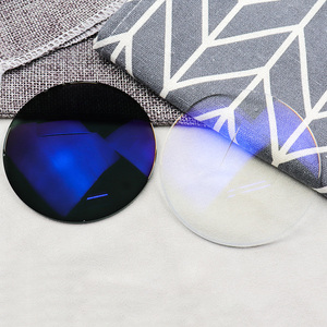 <span class=keywords><strong>1.56</strong></span> bán thành phẩm photochromic <span class=keywords><strong>Flat</strong></span> <span class=keywords><strong>Top</strong></span> hai tròng HMC kính mắt ống kính giá quang học ống kính theo toa khoảng trống - Product Image 3