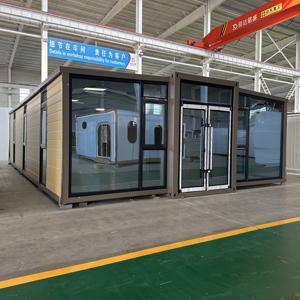 Maison Modulaire Pliable Conteneurisée Extensible de 40 Pieds Résistante aux Ouragans, Écologique et Moderne, pour Hôtel, Appartement Annexe ou Cuisine de Vie Complète - Product Image 4