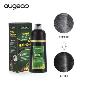 Fast Shipping in Stock 3 in 1 Natural Herbal Magic Fast Brown Permanent Wash Black Hair Dye Shampoo - Product Image 3