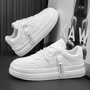 Baskets blanches pour femme, sport et décontractées, nouvelle collection printemps 26ème anniversaire, à talon épais, polyvalentes, tendance et flatteuses - Product Image 2