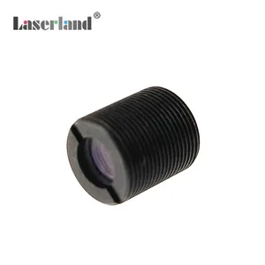 M9 P0.5 lunghezza 10mm FL 8.6mm lenti a tre strati rivestite di vetro collimatore lente collimatore per 405nm 445nm 450nm blu viola