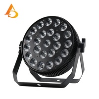 Éclairage de scène AICPOSE Rgbwa Uv 24x18w, projecteur LED plat, contrôle DMX