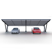 Abri solaire en acier galvanisé Zn-Al-Mg pour l'installation de panneaux solaires