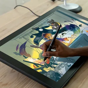 Huion-monitor de dibujo gráfico <span class=keywords><strong>Kamvas</strong></span> <span class=keywords><strong>24</strong></span> 2,5 K, pantalla lcd fina, pantalla interactiva - Product Image 1