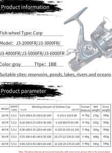 RUNTOO Máy Câu Quay Nước Ngọt Phanh Đôi 5BB Thiết Kế Mới Máy Câu Cá Chép Lướt Sóng Bằng Nhựa Abs Siêu Mạnh - Product Image 2