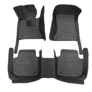 4 Pieces 3D Seamless No Dust Accumulation Portable Installation Diamond Car Mats For Toyota Prius 2010 To 2022