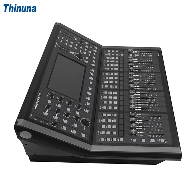 Thinuna MX-D32 Professional Digital Music Mixer 32 Channels Digital Audio Mixer Mixing Console for Dance Halls PA System