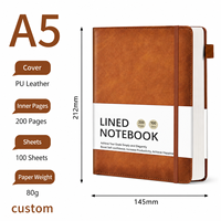 Carnet de planification OEM format A5, 80 pages, optionnel avec porte-stylo, carnet quotidien, fabrication sur mesure