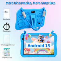 Tablette éducative Android 7 pouces, 1 Go de RAM, 16 Go de ROM, processeur MTK Quad Core, double caméra 2MP, GSM, WiFi 5G, écran capacitif, pour usage divertissement