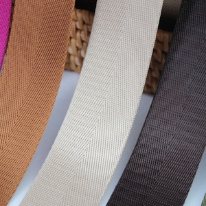 Bande de sangle de 20/25/32/38/50mm de largeur pour tissu et sacs, bande de reliure pour sac à dos, sangle de ceinture en <span class=keywords><strong>nylon</strong></span>, ruban sergé à chevrons - Product Image 5