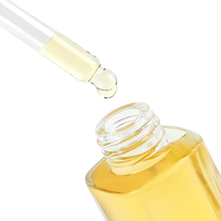 Emballage d'huile essentielle écologique de luxe 15 ml, petit flacon carré transparent pour cosmétiques, flacon compte-gouttes en verre pour sérum pour les yeux, pipette