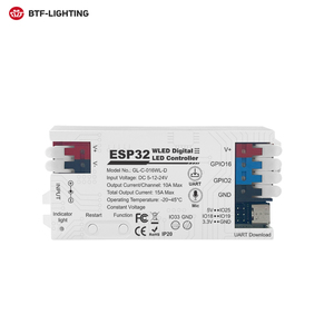 Fcob COB loạt pixel đị<span class=keywords><strong>a</strong></span> chỉ Wifi App năng động chiếu sáng tự làm USB-C tải về ESP32 kỹ thuật số WLED Led điều khiển - Product Image 1