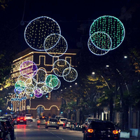 Lampadaires LED d'extérieur IP65 à prix de gros pour Noël, avec télécommande, intensité variable, en fer, pour décorations de fêtes
