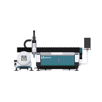 Machine de découpe laser à fibre CNC professionnelle 6 kW pour l'industrie des machines LX3015FCT, pour tubes et plaques métalliques