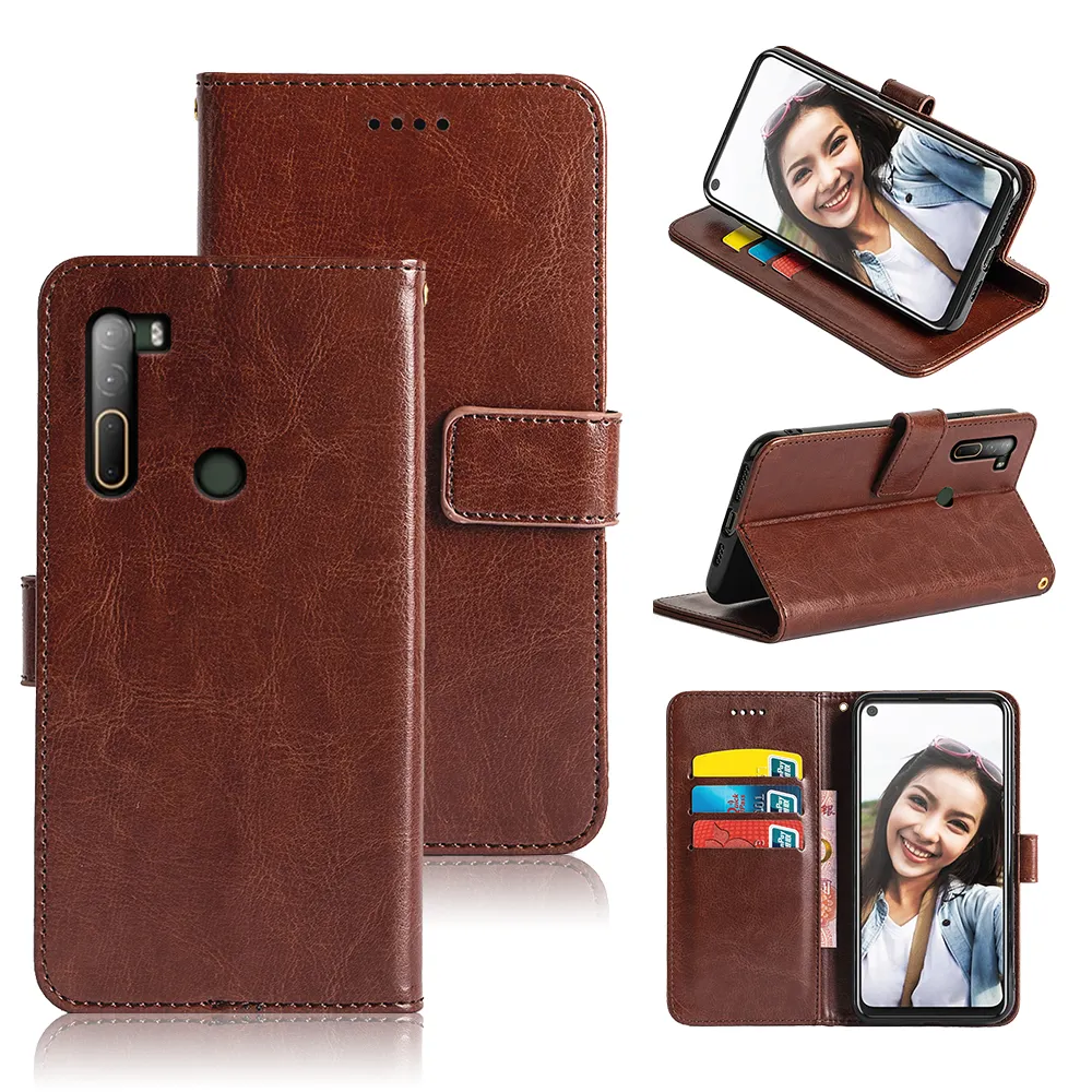 Holster Flip Crazy Horse PU Leather Cover for HTC Desire 20 Pro 12S U20 5G 10L Good Price