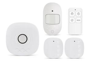 Tuya système d'alarme intelligent anti-<span class=keywords><strong>intrusion</strong></span> alarme incendie WiFi GSM système d'alarme de sécurité sans fil portable antivol pour la sécurité à domicile - Product Image 2