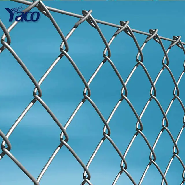 גדר שרשרת מגולוונת רשת תיל לוחות פרטיות לגדר שרשרת