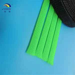 Pet Jalinan Lengan Nilon Kabel Sleeving Sleeving