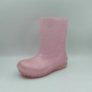 Vente en gros Nouvelle collection de bottes de pluie rouges pailletées pour garçons Chaussures confortables décontractées à semelle épaisse avec caractéristiques imperméables et souples - Product Image 6