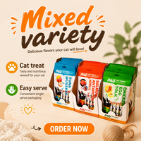 Nourriture humide pour chats en sachet MaiDou, approvisionnement en vrac pour les acheteurs en gros, les animaleries, les supermarchés et les distributeurs de nourriture pour chats