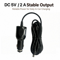 Cargador de Coche Tipo C 5V 2A, Adaptador de Corriente para Vehículo, para Cámara de Coche, GPS, Grabadora de Vehículo, Compatible con 70Mai Source Factory