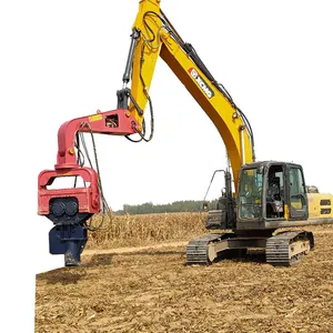 18-65T Excavator Mounted Hydraulic Pile Driver Vibro Hammer/Getaran Sheet Pile Driver