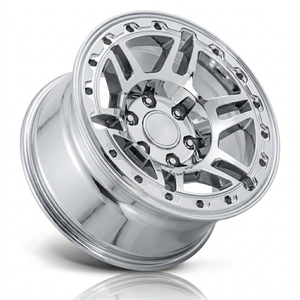 ล้อแม็กซ์ VANGUARD โครเมียมแบบ Monoblock ขนาด 17 18 20 นิ้ว สำหรับรถ Jeep Wrangler Gladiator Chevy Silverado  5x127 6x139.7 - Product Image 1