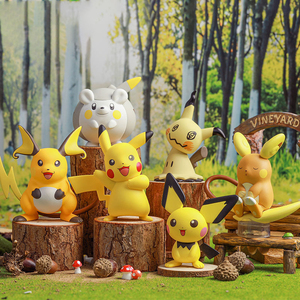 Boîte mystère authentique et adorable Pokémon : Ensemble de figurines Pikachu pour décoration de voiture, objets de collection pour les fans Pokémon et ornements de bureau - Product Image 2