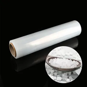 Custom Recyclable 23 Mic Stretch Film Pallet Hand Stretch Wrap Film For Transport