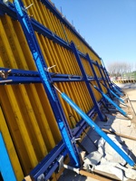 Panneaux de coffrage en fer modernes pour la construction de murs et de colonnes, coffrage personnalisé haute résistance