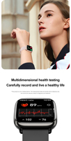 Reloj Inteligente HD12 2024 con Chip AMOLED de Bajo Consumo, Monitor de Salud, Monitor de Sueño, Presión Arterial, Frecuencia Cardíaca para Ejercicio, Resistente al Agua IP68