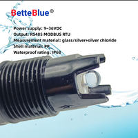 Sonde de pH industrielle en ligne BetteBlue 2-12pH 0.05 NPT 3/4 filetage Électrode plastique RS485 Sortie 4-20mA BNC pour eaux usées