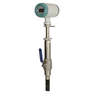 Digitales elektromagnetisches Durchflussmeter Wasser 20 Zoll Einsatz flüssigkeit magnetischer Durchflussmesser Edelstahl