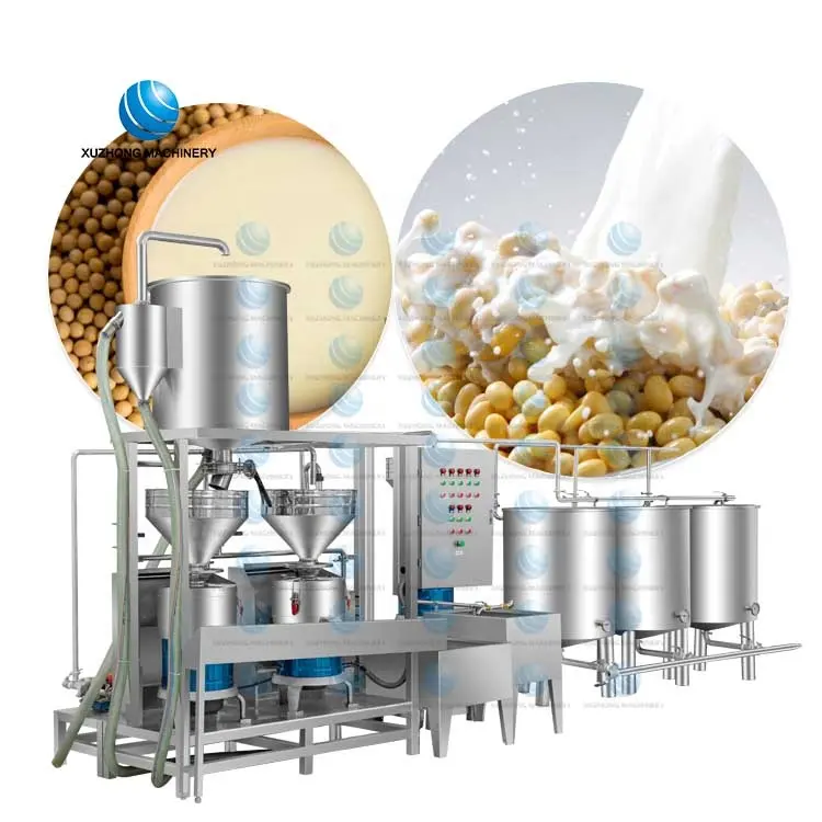 वाणिज्यिक सोया दूध मशीन चीन सोया दूध मशीन बीन उत्पाद प्रसंस्करण मशीनरी