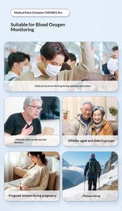 เครื่องวัด<span class=keywords><strong>ออกซิเจน</strong></span>ปลาย<span class=keywords><strong>นิ้ว</strong></span>แบบมืออาชีพ CMS50-Pro <span class=keywords><strong>วัด</strong></span>ค่า SpO2 และอัตราการเต้นของหัวใจ พร้อมหน้าจอ OLED สำหรับใช้ในบ้าน - Product Image 5
