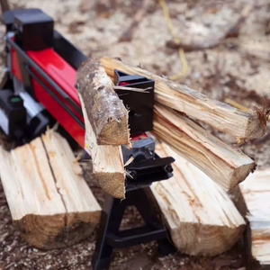 Electric Hydraulic Log Splitter Small Household Firewood <b>Splitting</b> <b>Machine</b> Manual Wood Splitter for Farm Garden - Product Image 2