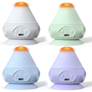 Masajeador de puntos multifuncional de adsorción eléctrica RS, compresión de vibración de carga, <span class=keywords><strong>Bola</strong></span> de masaje de Yoga de PC de sílice ligera - Product Image 1